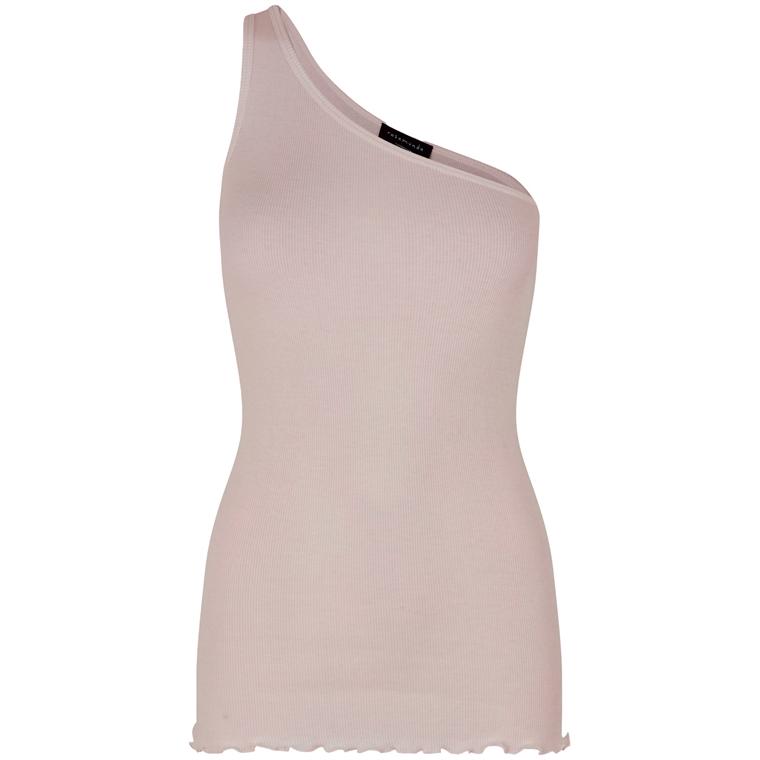 Rosemunde Organic One Shoulder Top, Vintage Powder 